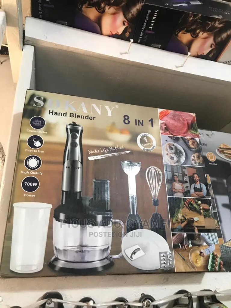 Sokany 8-in-1 Hand Blender