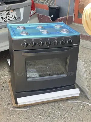 Black Color Stainless Steel Nasco 6 Burner Gas Cooker