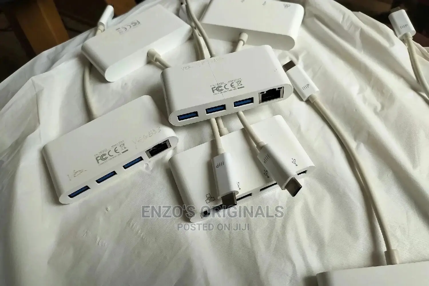 Usb-c To Rj45 Gigabit Ethernet Lan + Usb 3.0 Network Used