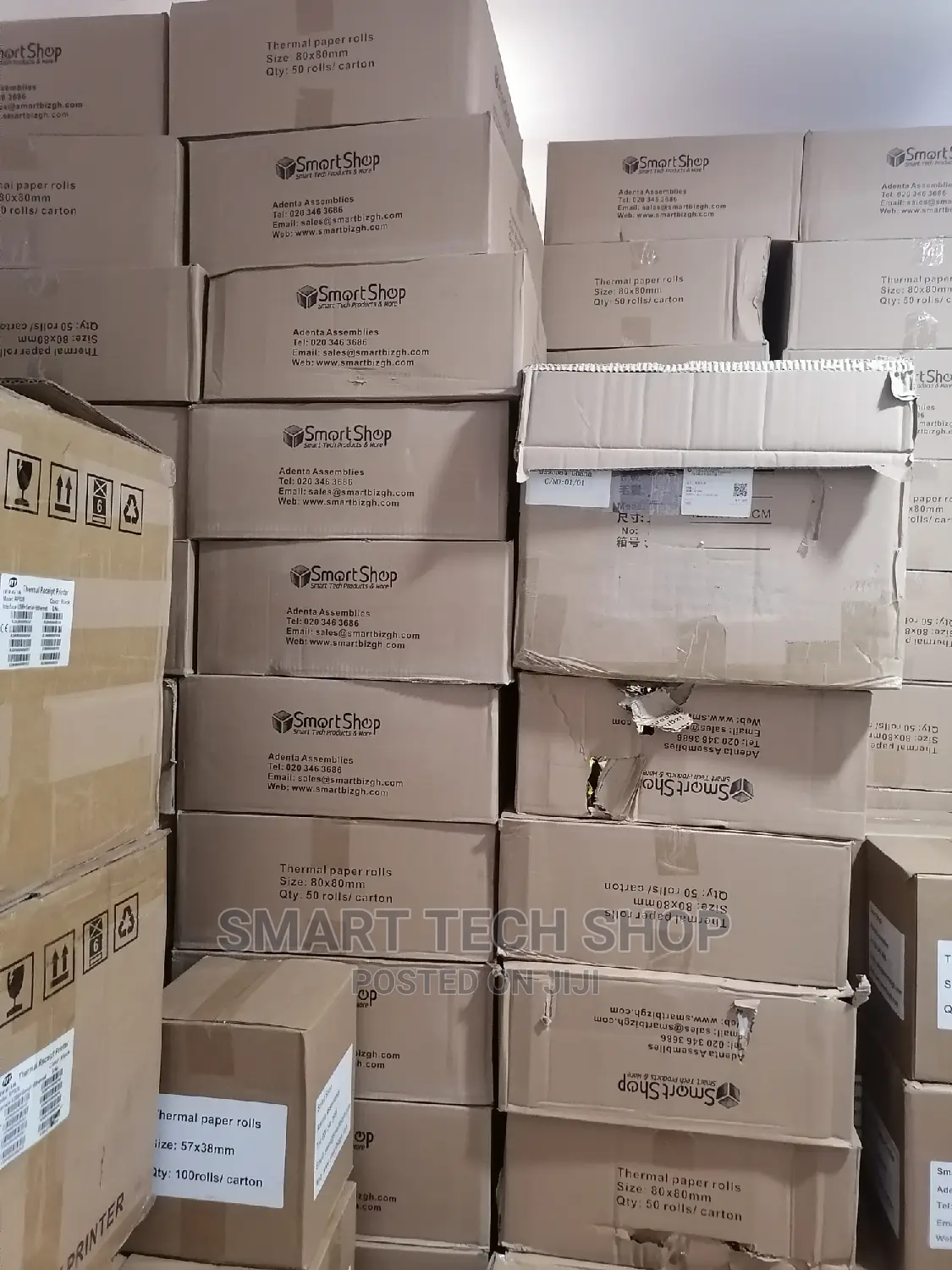 High Quality Thermal Paper Roll 80x80mm Foil Wrapped 50pc/Bx