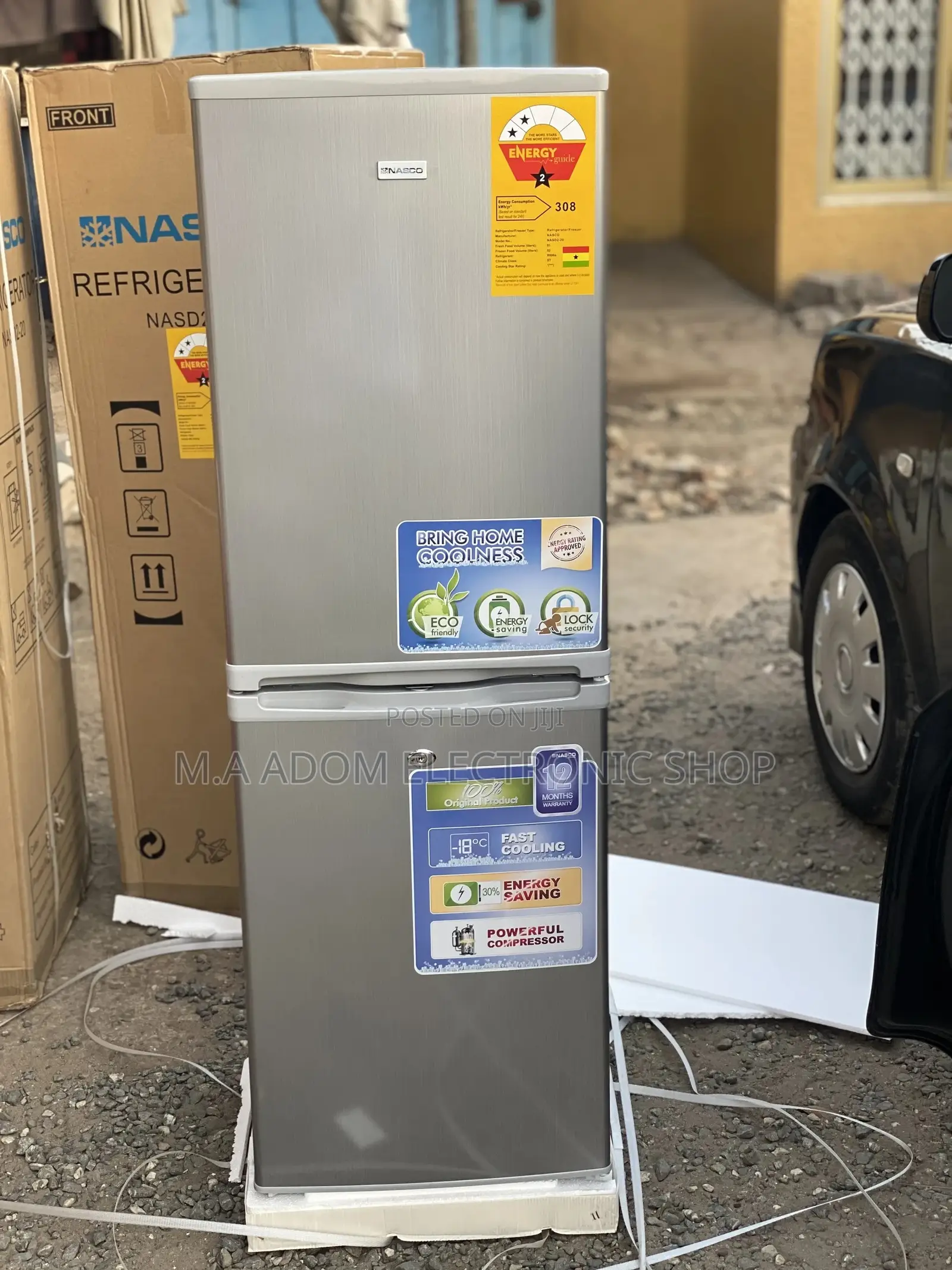 147 Litre Nasco Fridge With Bottom Freezer