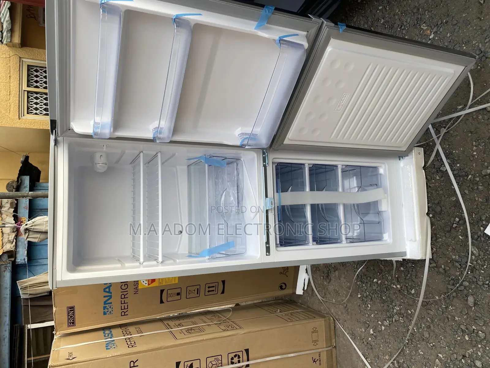 Dd2-20/Nasd2-20 Nasco 147l Gross Double Door Refrigerator