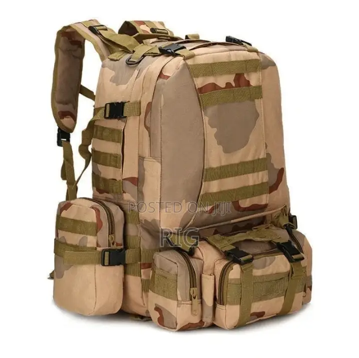 50L Tactical Backpack 4 In 1 Military Bags Army Backpack
