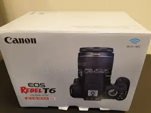 New Canon EOS T6 Digital Camera + 18-55mm Is Ii Lens