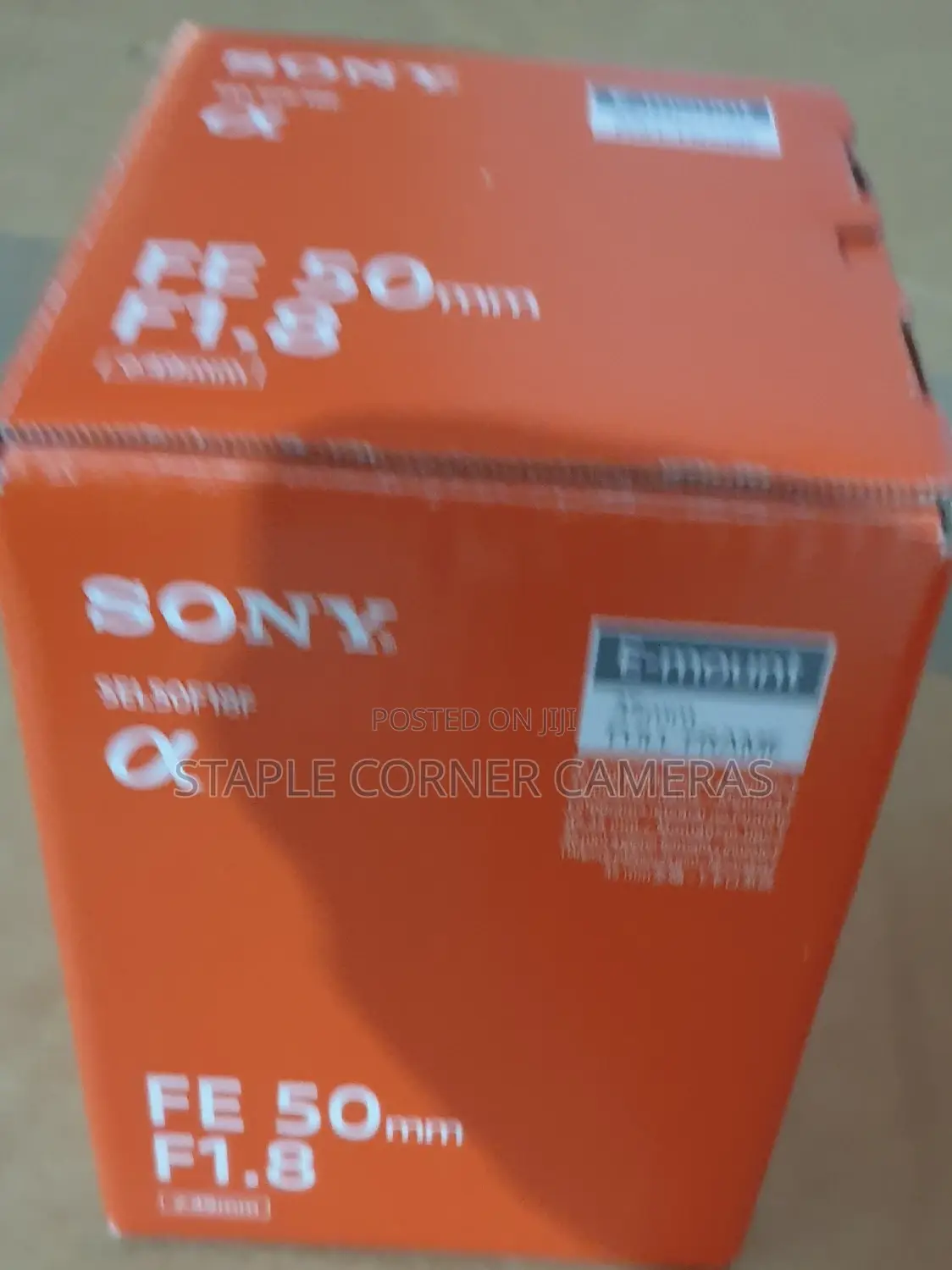 Sony FE 50MM F/1.8 Prime Lens