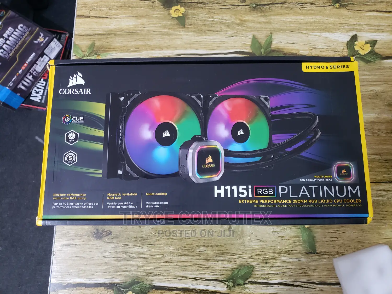 CORSAIR Hydro Series, H115i RGB PLATINUM, 280mm