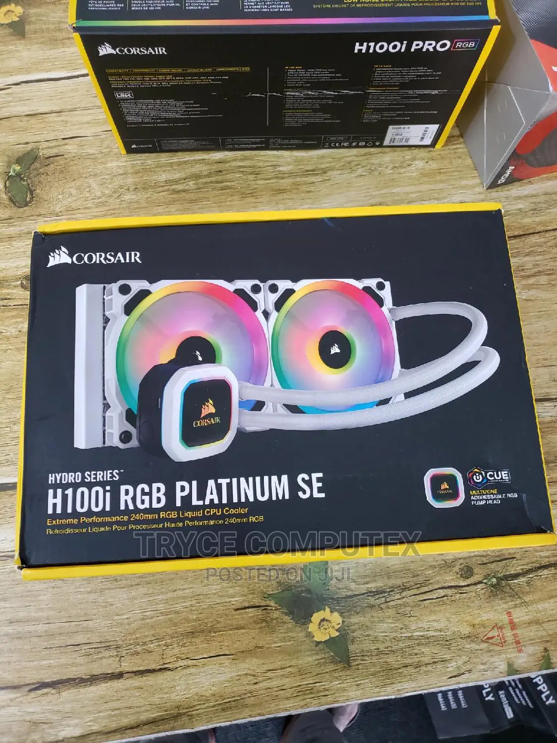 Corsair Hydro Series, H100i RGB PLATINUM SE, 240mm