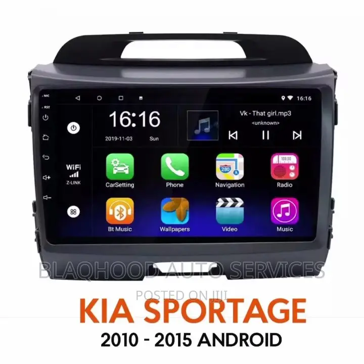 Kia Sportage 2010-15 Fullscreen Android Car System Available