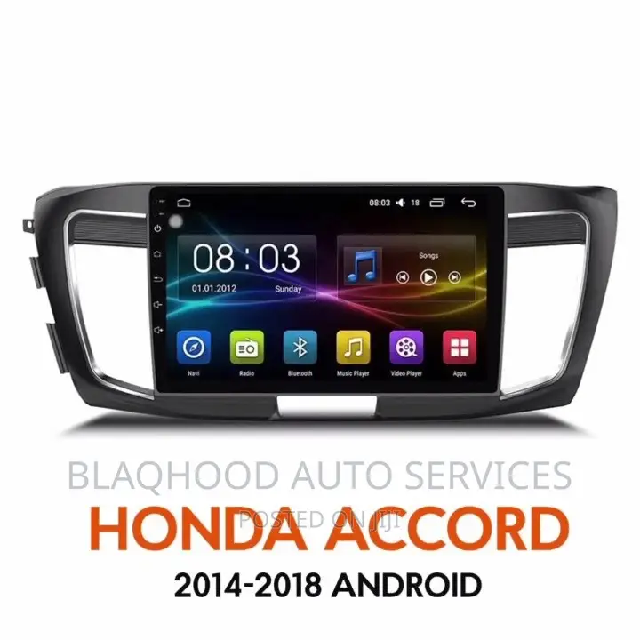 Honda Accord 2012-16 Fullscreen Android Car System Available