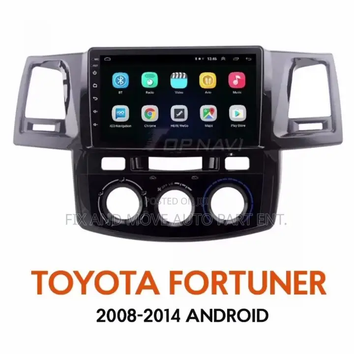 Toyota Fortuner 2008-2014 Fullscreen Android Car System