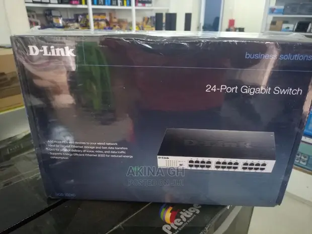 D-Link 24 Port Gigabit Switch Dlink DGS-1024d 4