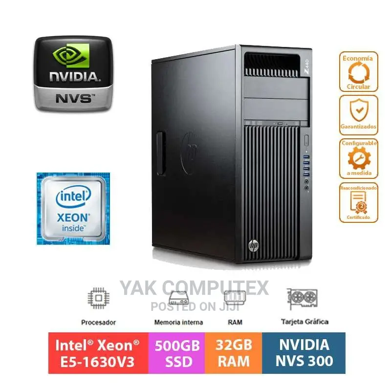 Desktop Computer HP Z440 32GB Intel Xeon SSHD (Hybrid) 2T
