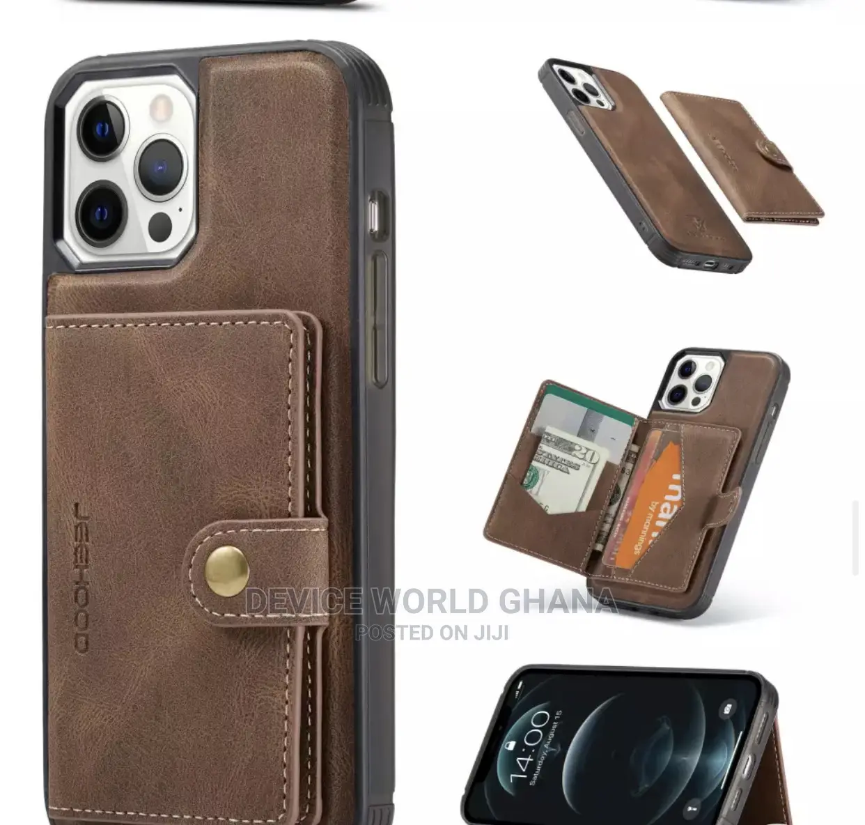 Jehood Leather Case 4 iPhone 14pm 14p 13pm 12 12pm 12