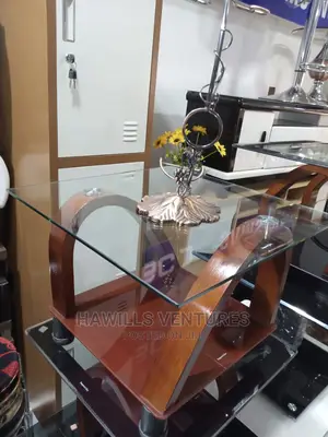 Wooden Glass Coffee Table