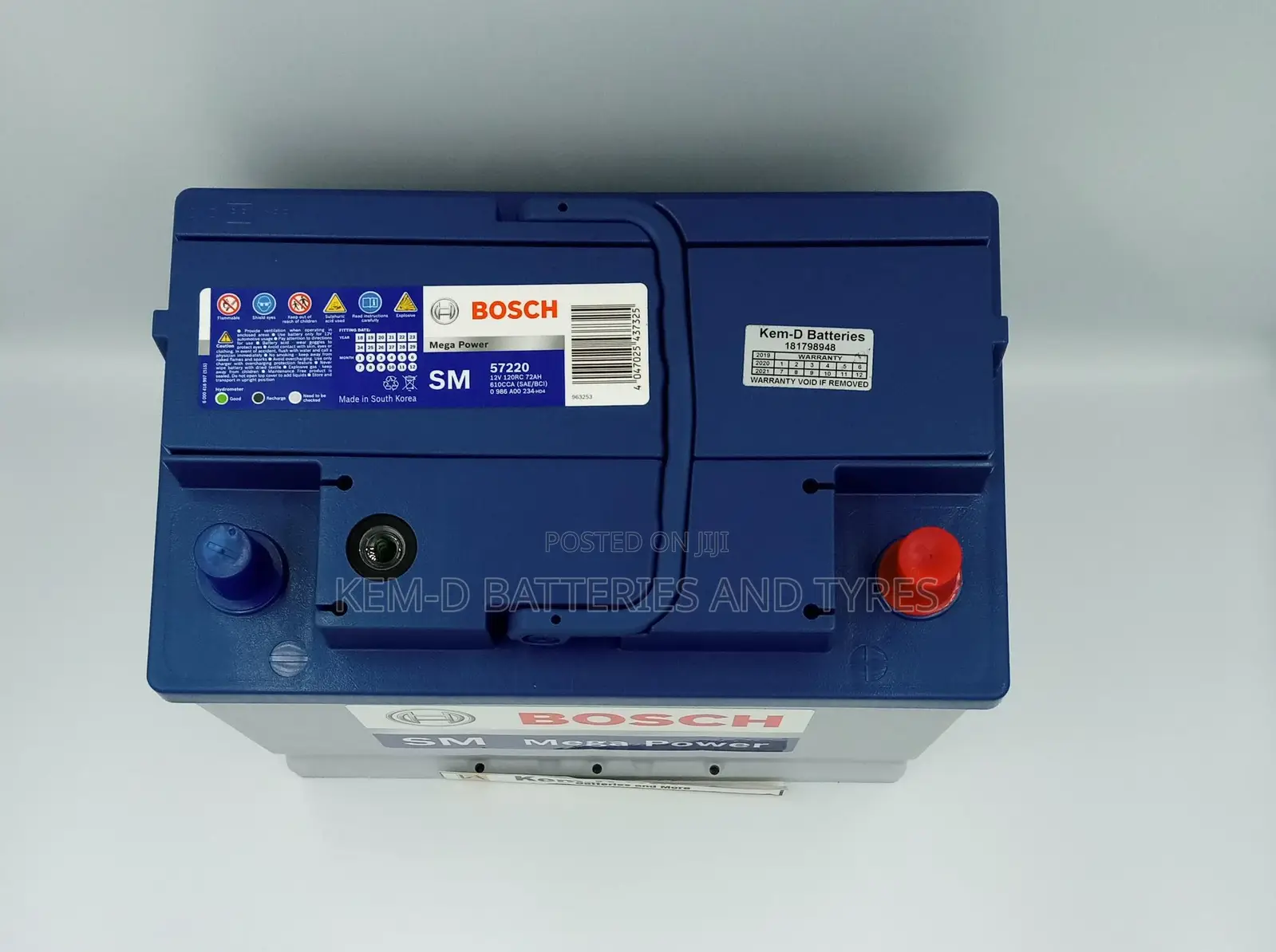 15 Plates Bosch Car Battery