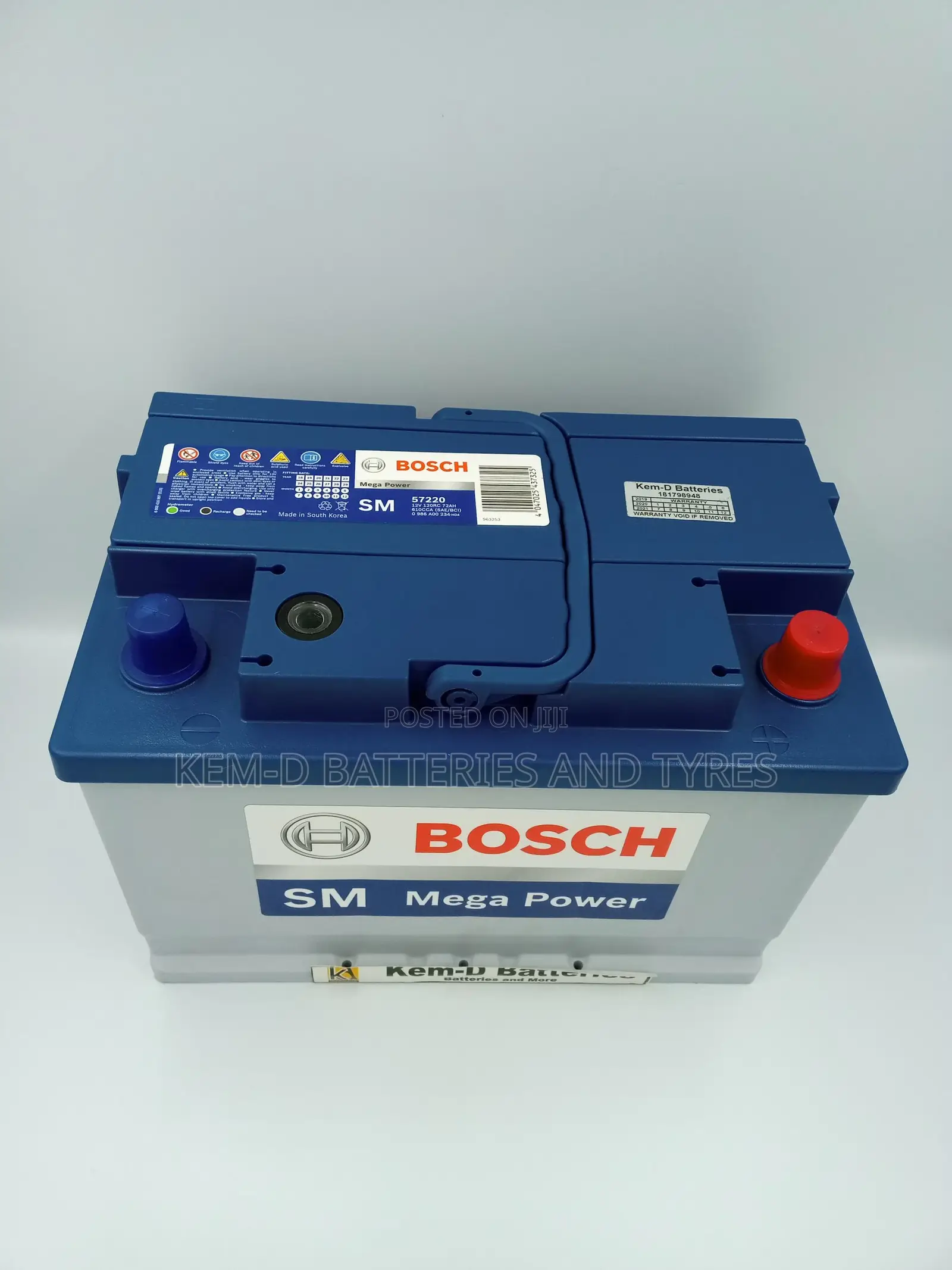 15 Plates Bosch Car Battery