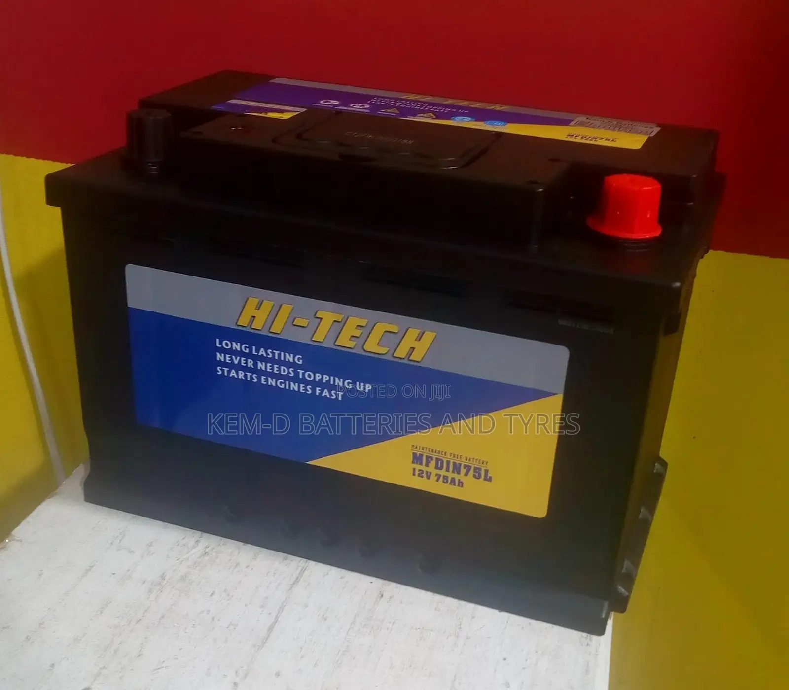 15 Plates Hi Tech Car Battery