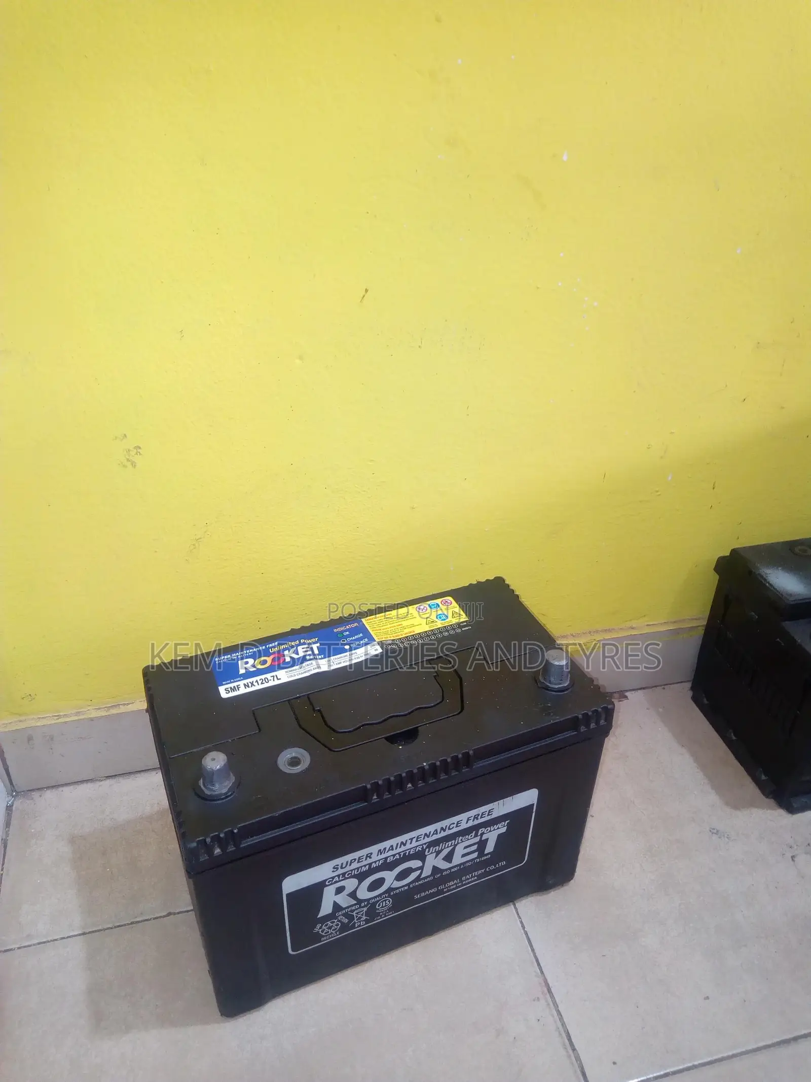 17 Plates Rocket Car Battery