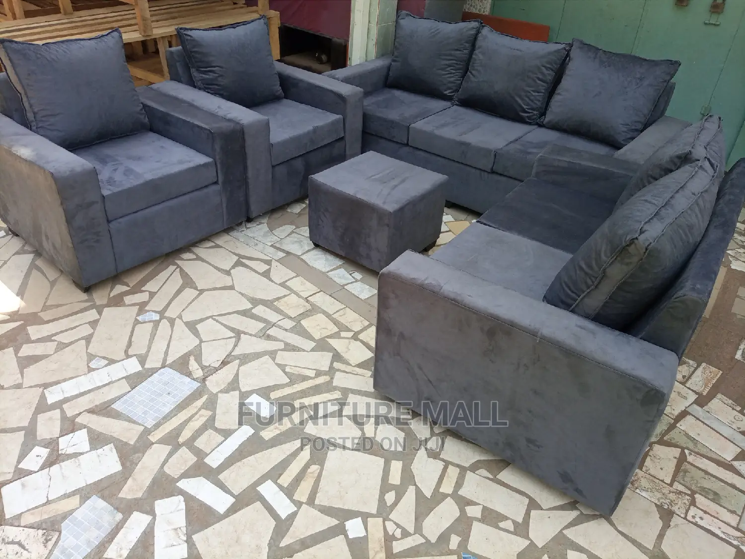 Gray Sofa Set . Fre Delivery