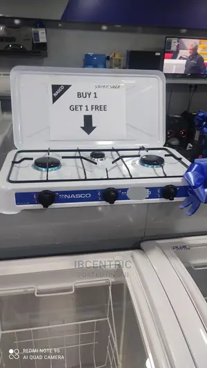 Nasco 3 Burner Gas Cooker