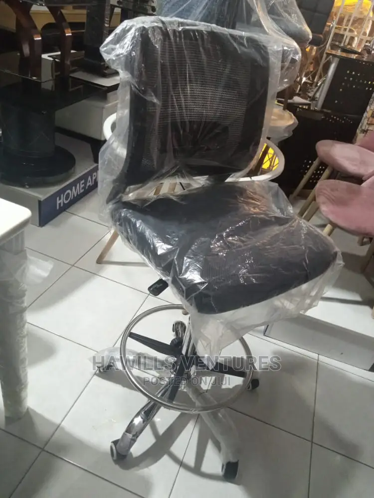 Black Receptionist Chair