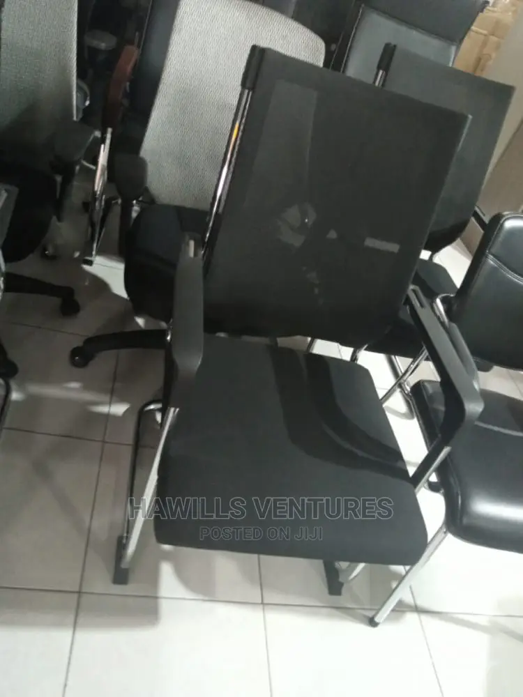 Black Padded Office Chair
