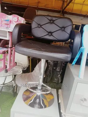 Leather Swivel Stool