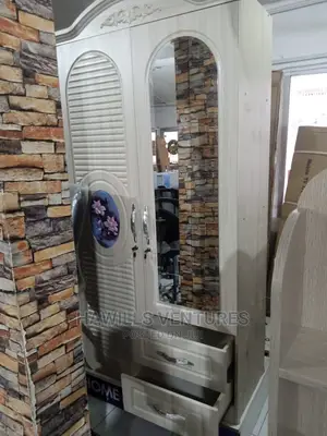2 Drawer Wardrobe With a Mirror Door