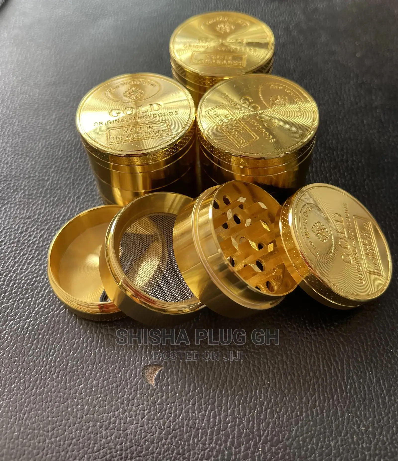 Gold Herb/Tobacco Grinder 40mm