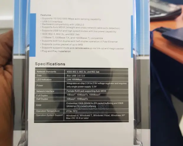 Usb 3.0ethernet Adaptor 3