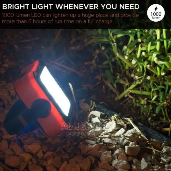 Promate 1000lm/7.2w Outdoor LED Light+10000mah Power Bank