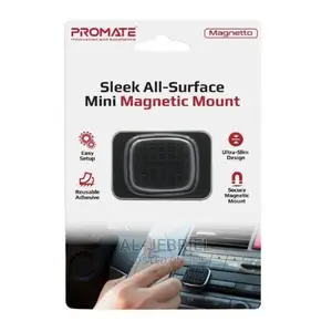 Promate Aluminum 360 Magnetic Car Smartphone Mount
