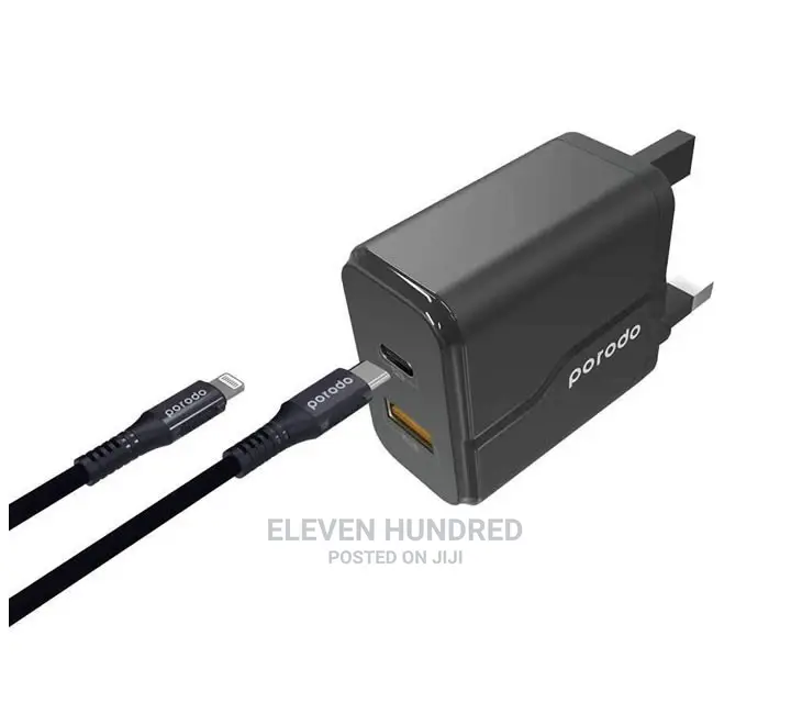 Dual Port Wall Charger PD 18W QC3.0 UK