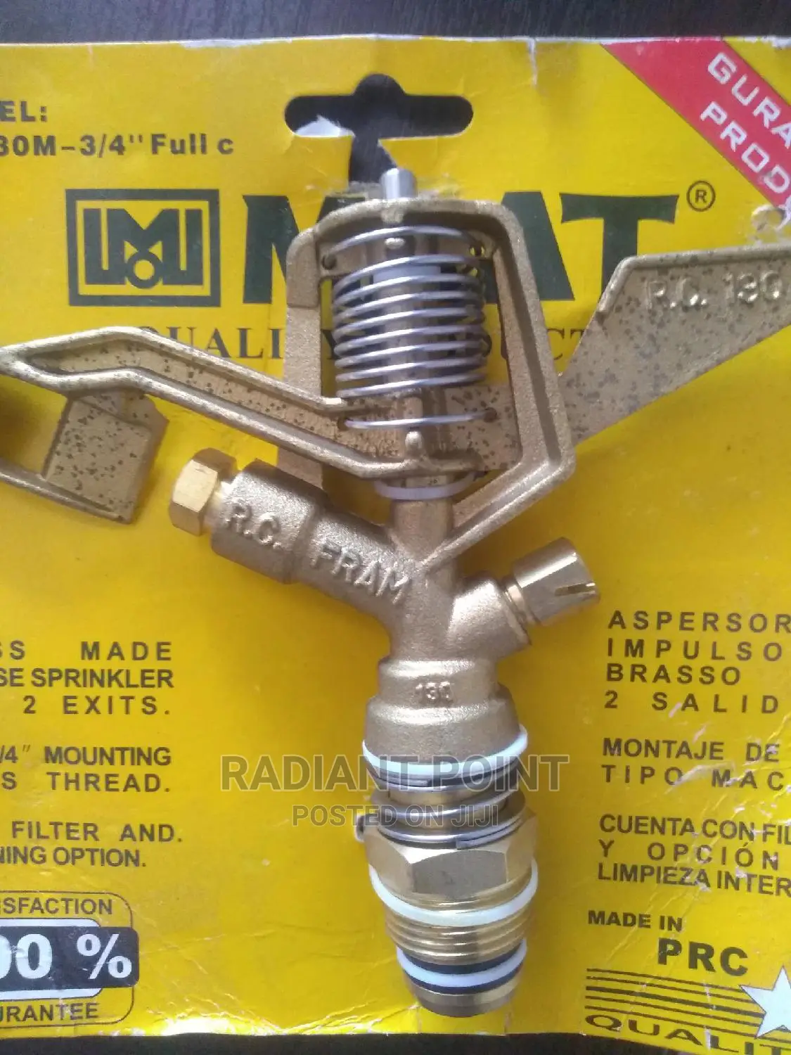 Brass Made Impulse Sprinkler