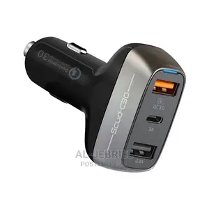 Promate Scud-C30 30W Car Charger With QC3.0 3A USB-C Port