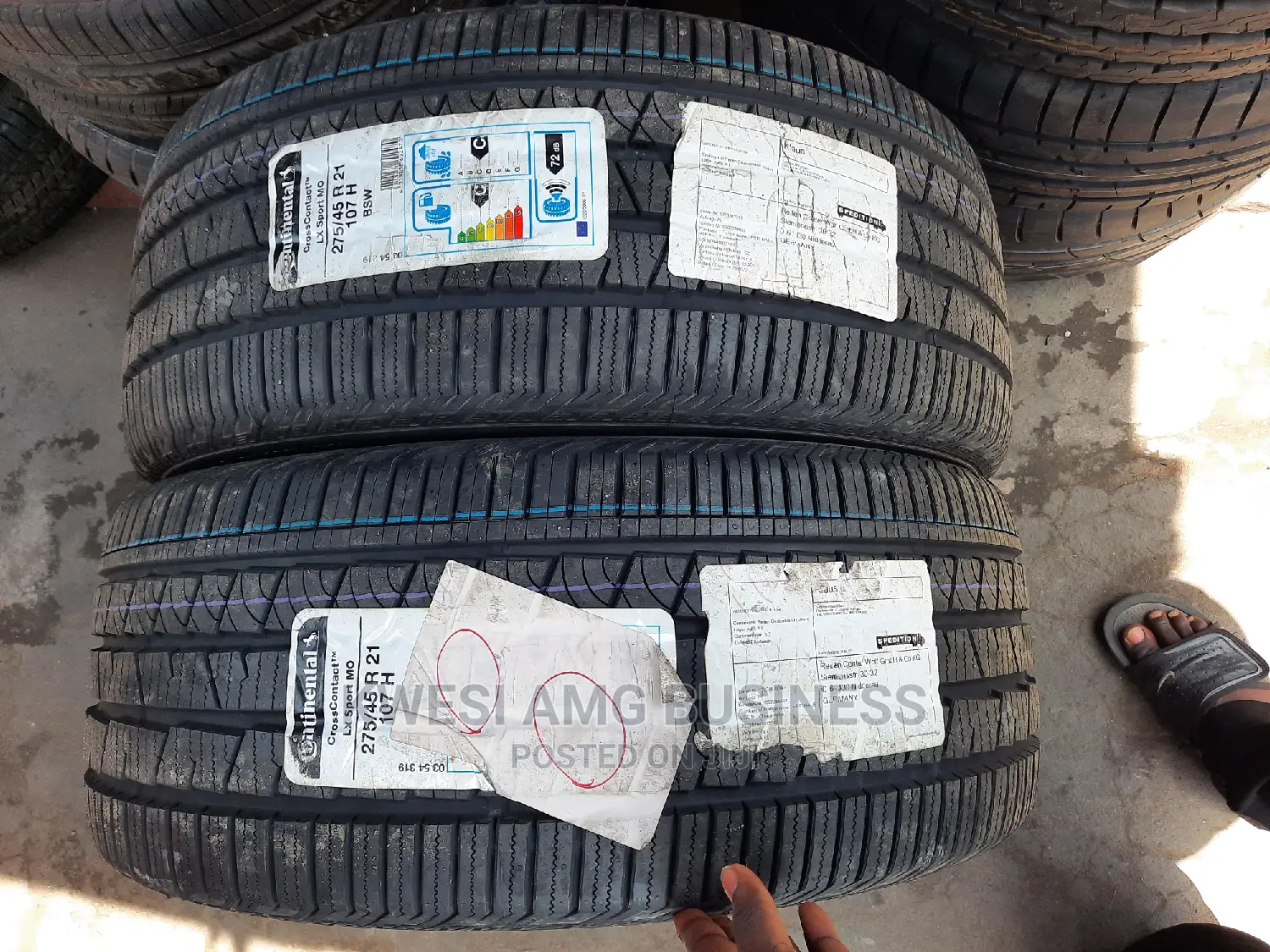 Contenental Tires 275/45r21