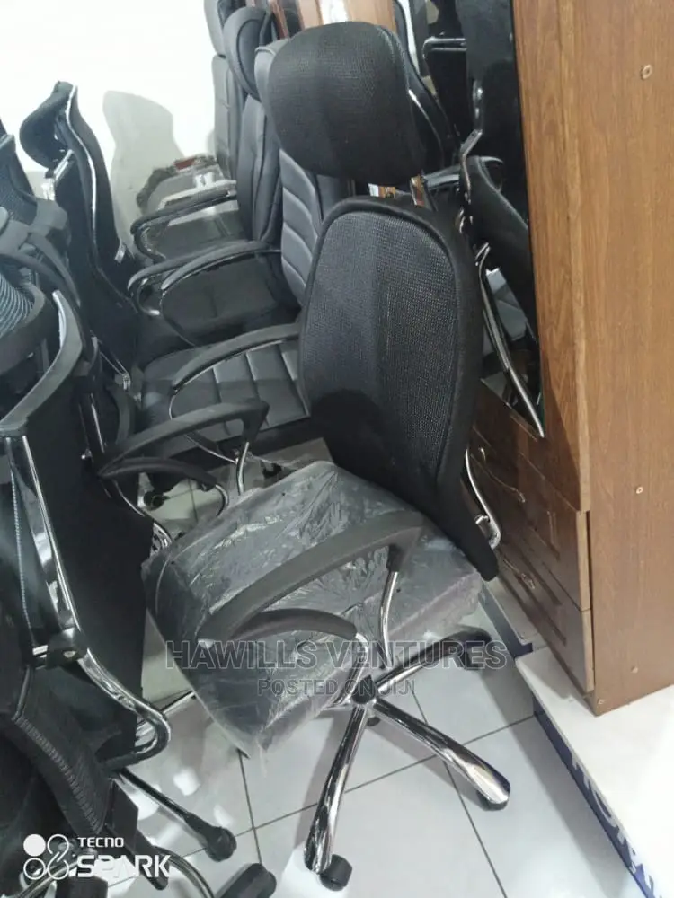 Black Mesh Chair