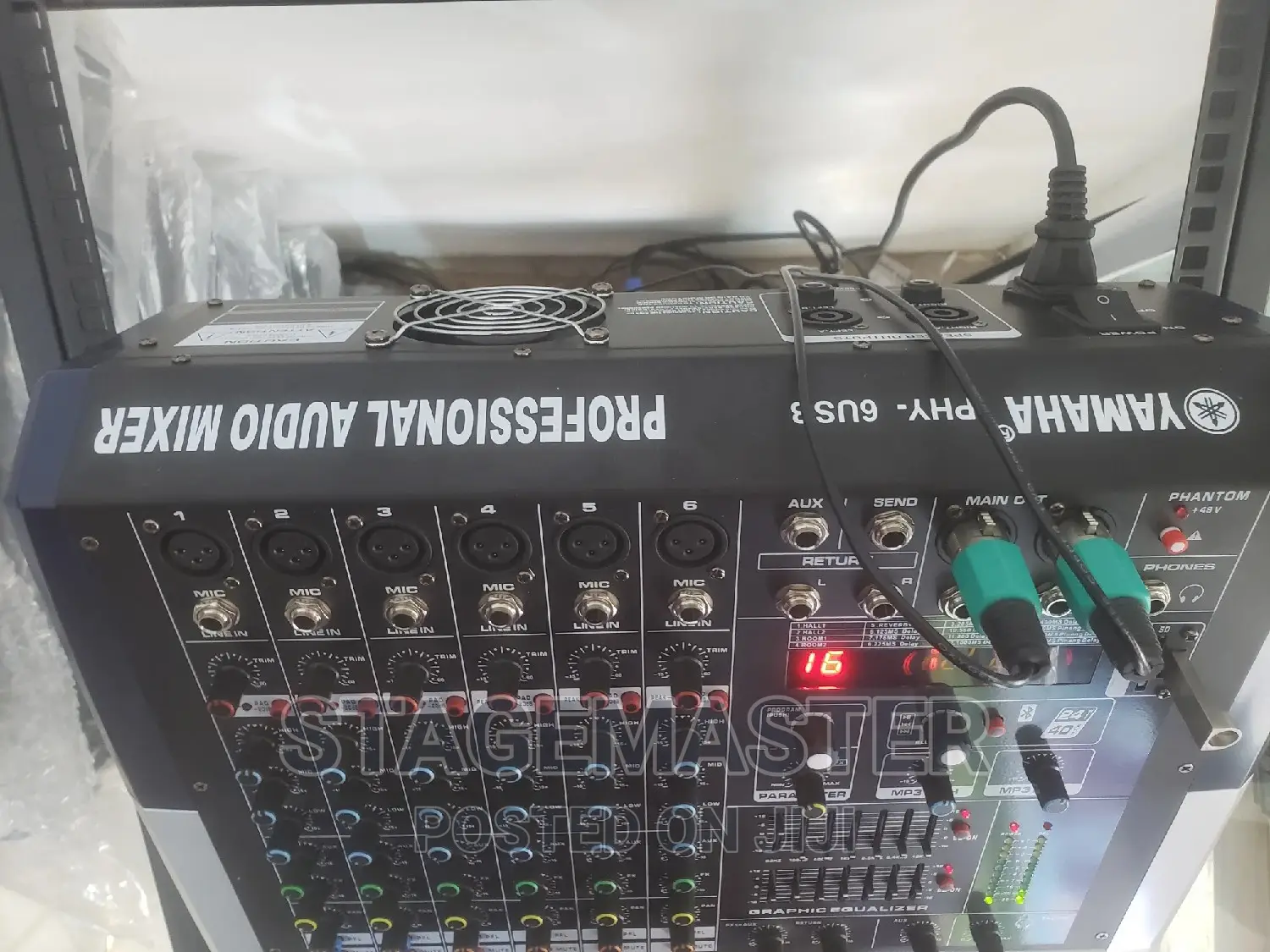 Yamaha 6 Channel Mixer.
