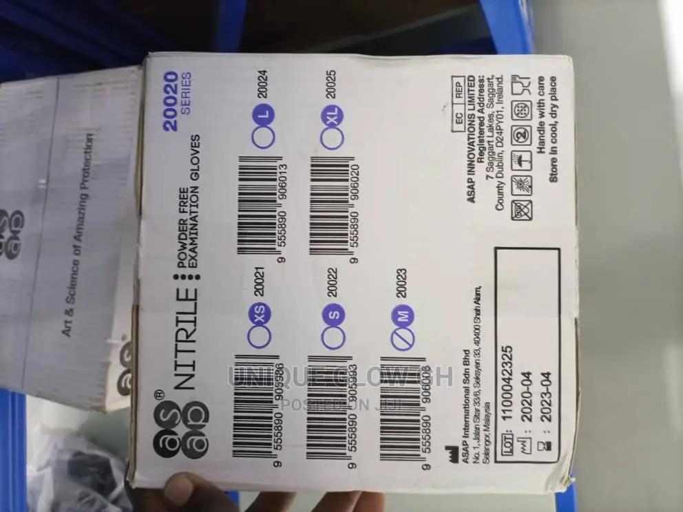 Nitrile Blue Purple Powder Free Gloves