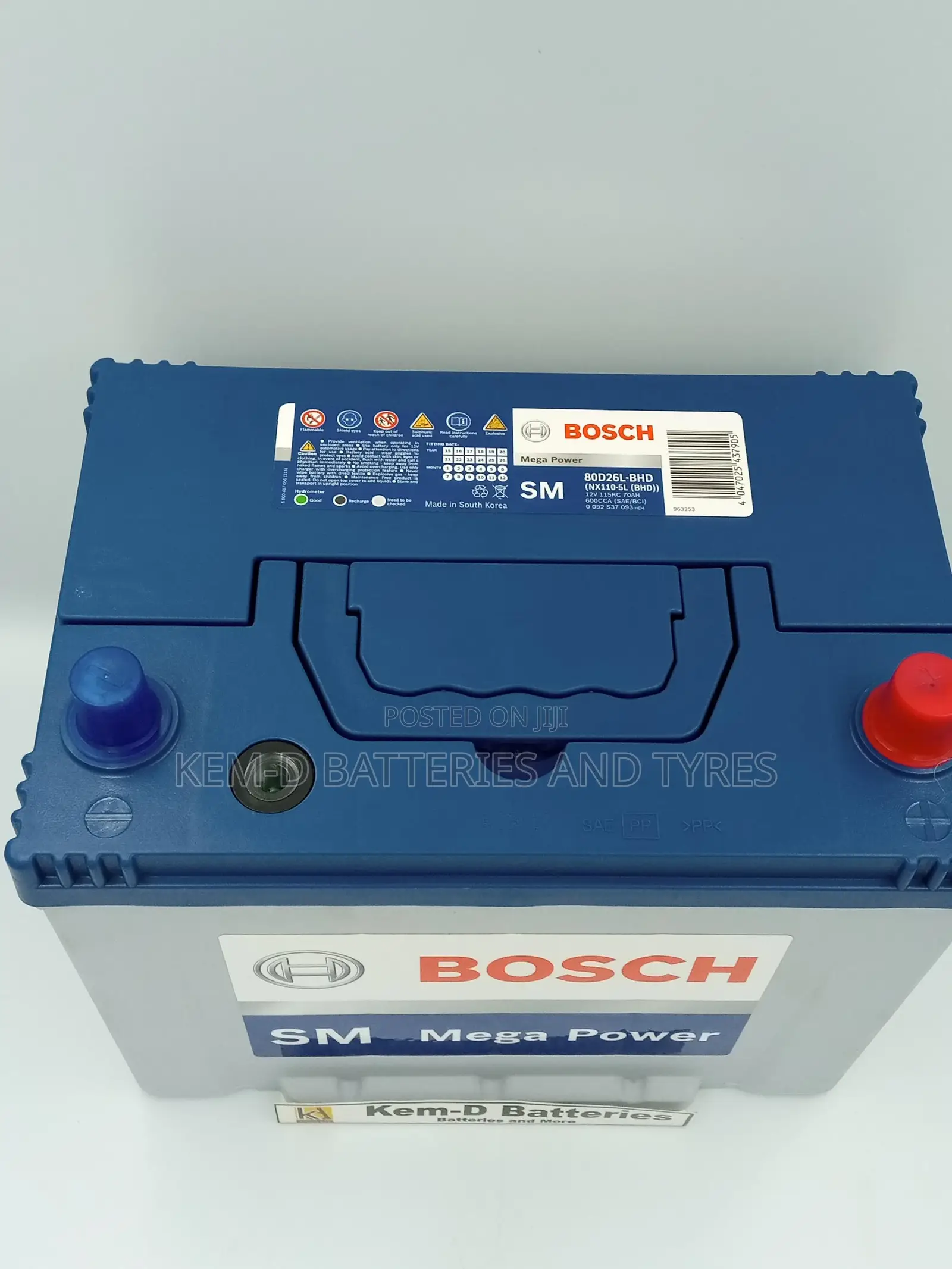 15 Plates Bosch Car Battery