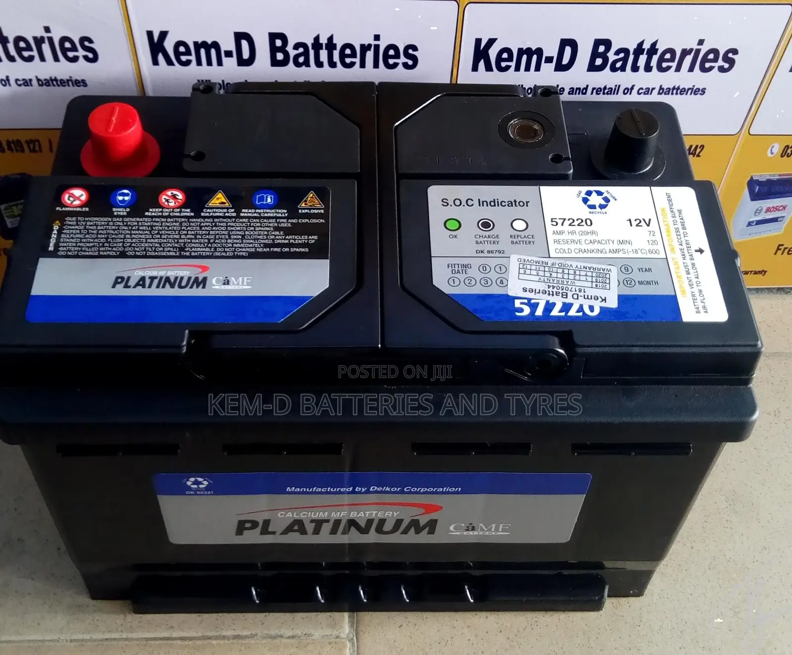 Platinum Car Battery