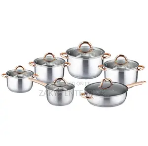 Stainless Steel Non Stick Cookware 12pcs