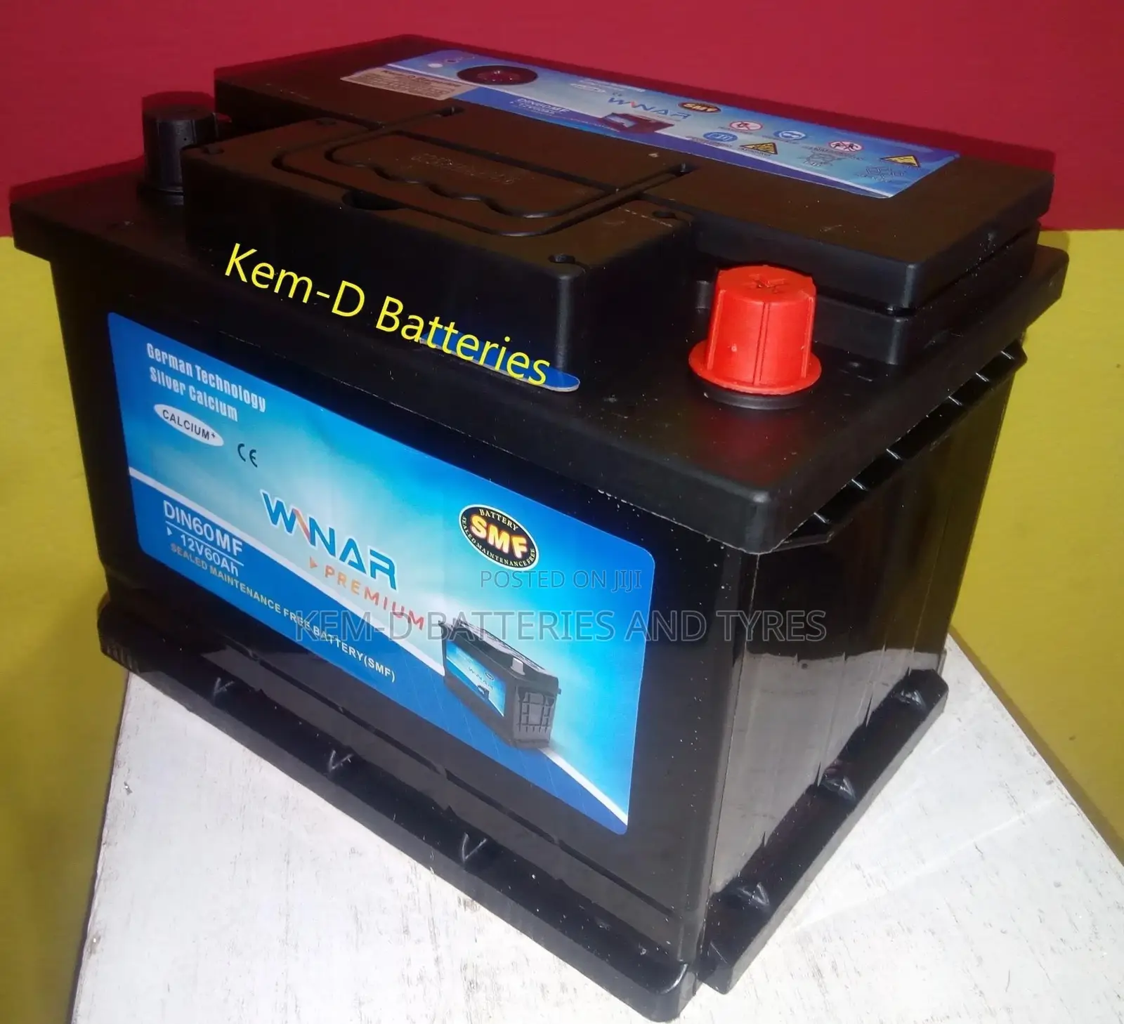 Winar Premium Car Battery - Delivery