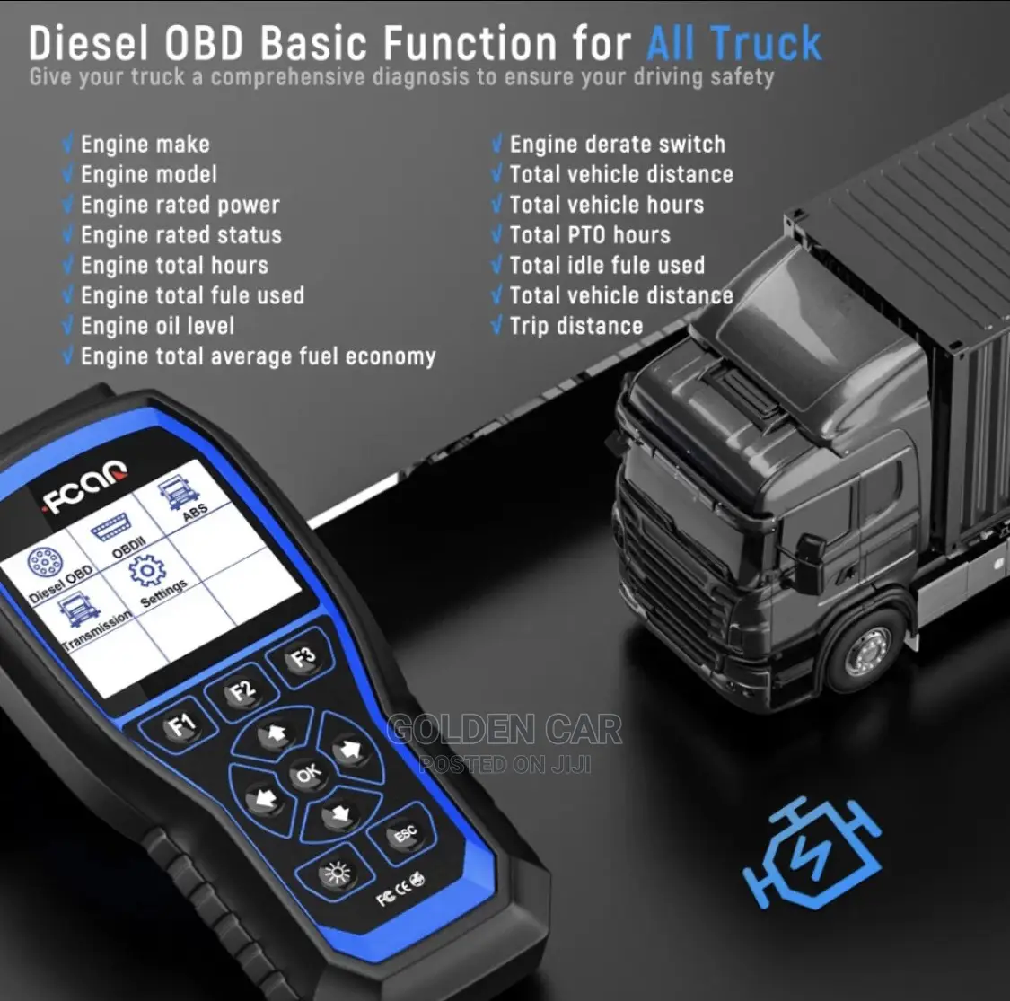 Fcar F507 OBD2 Heavy Duty Truck Diagnostic Scanner