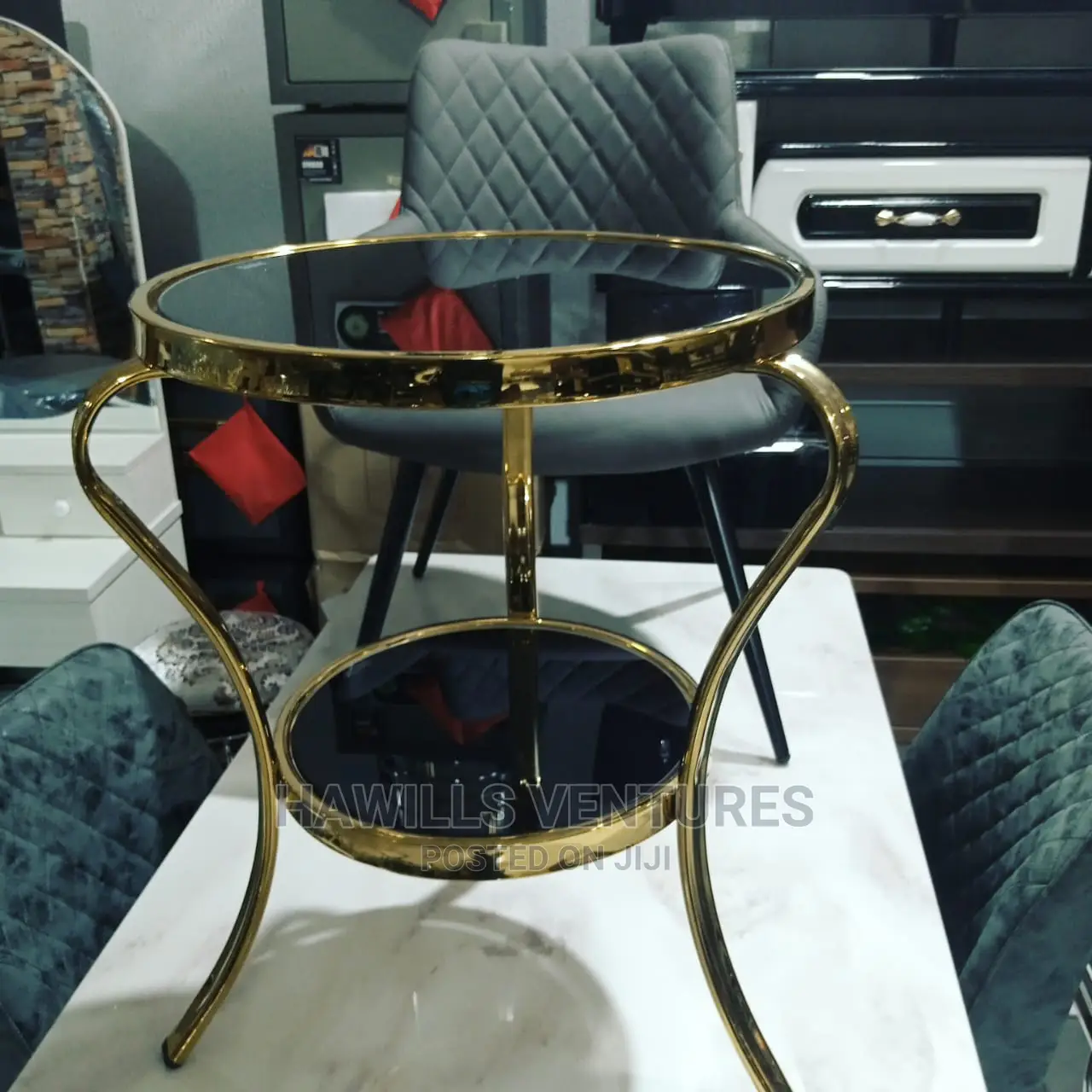 Golden Legs Table