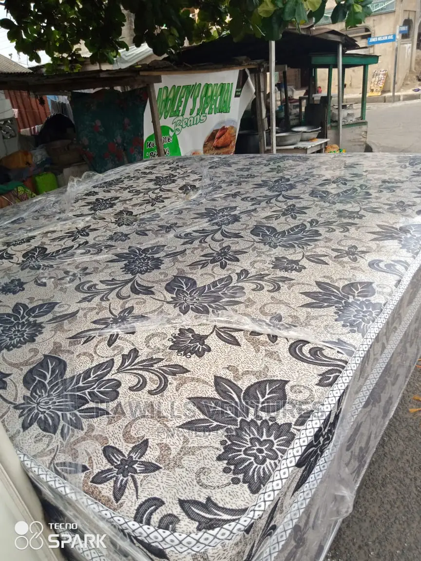 Flower Design Double Bed