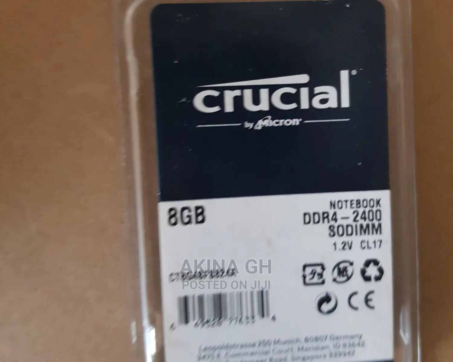 Crucial Ddr4 8gb Laptop Ram