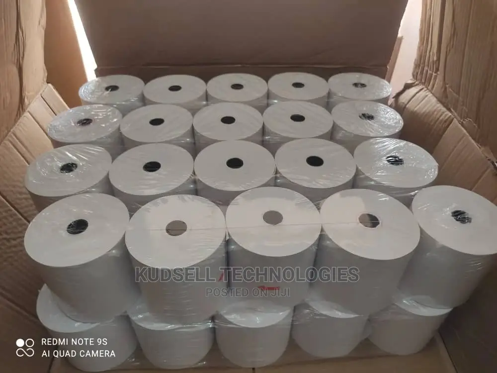 80x80mm Thermal Roll Paper for Receipt Printer 50pcs in Box