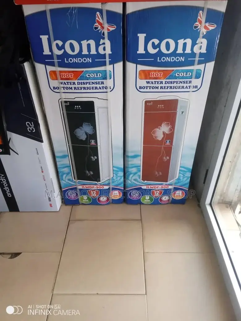 New Icona Water Dispenser With Bottom Fridge