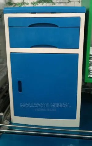 Photo - Lockable Bedside Cabinets (With Movable Castors)